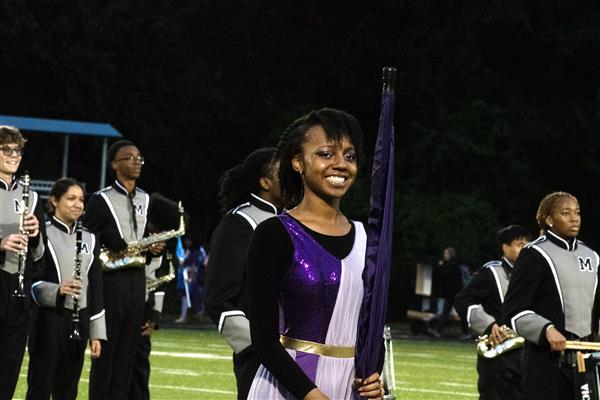 Meade High School Marching Band Performing
